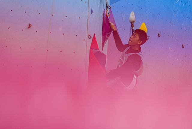 全运会丨攀岩项目开赛