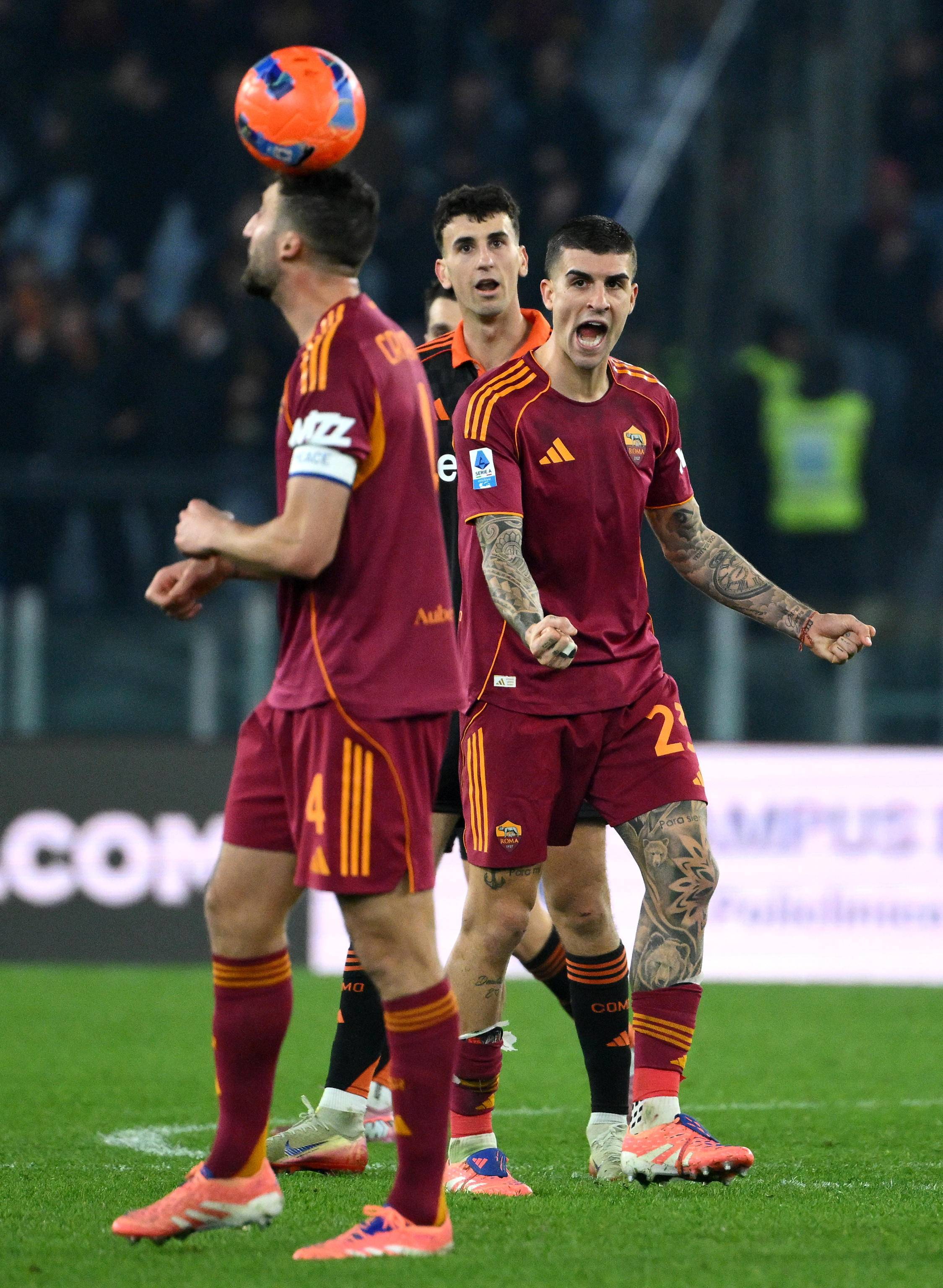 (外代二线)足球——意甲:罗马胜科莫